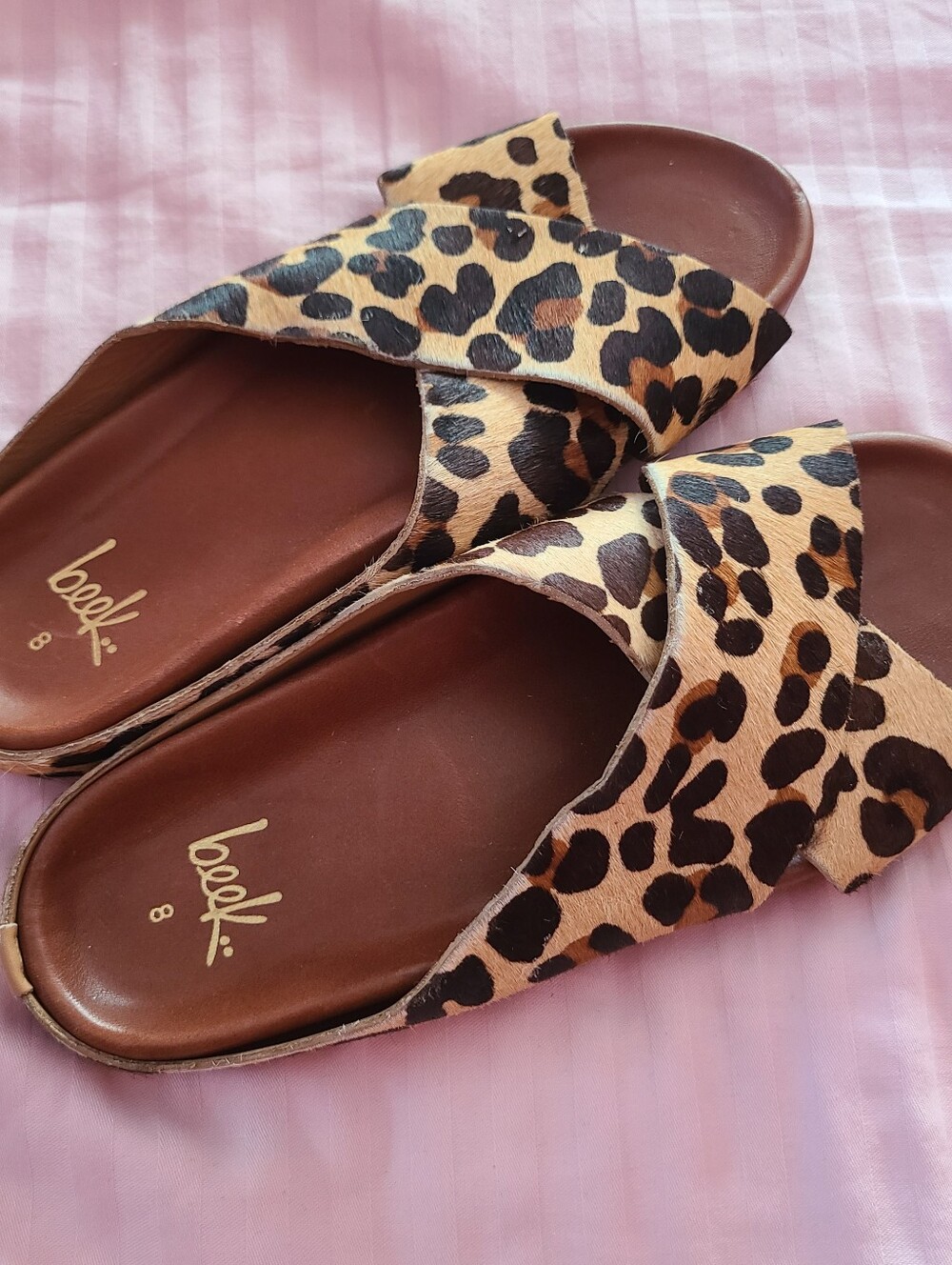Beek Robin Leopard Print Sandals